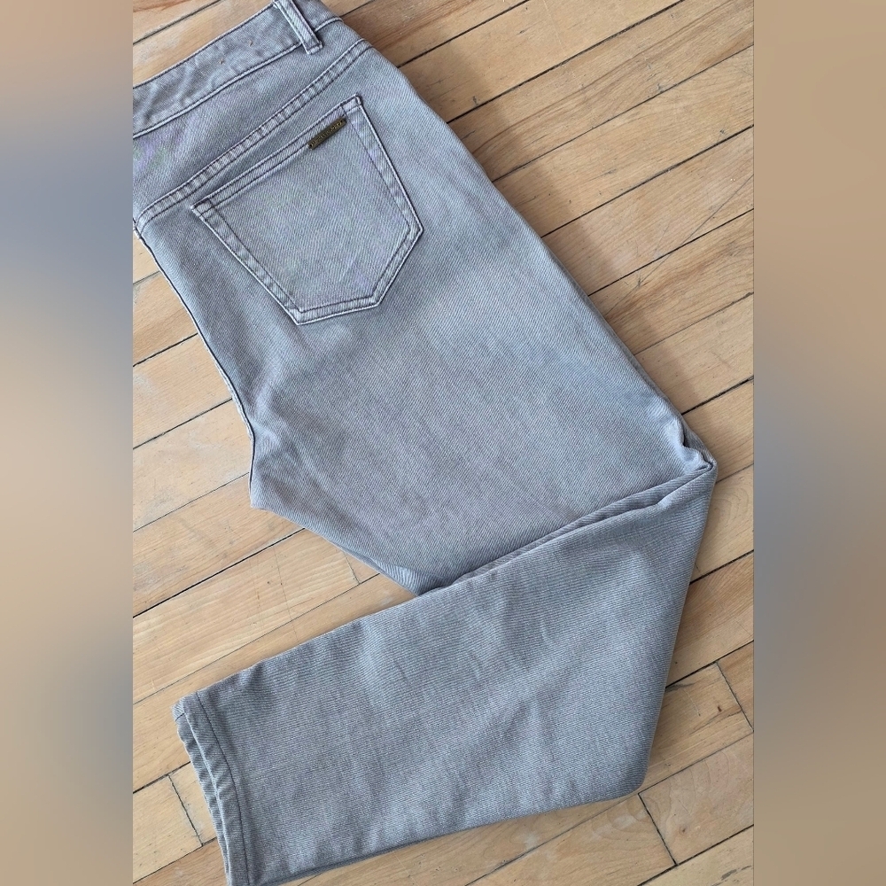 Michael Kors Izzy Skinny Jeans β Gray Stretch Denim, Size 10 - Picture 2 of 6
